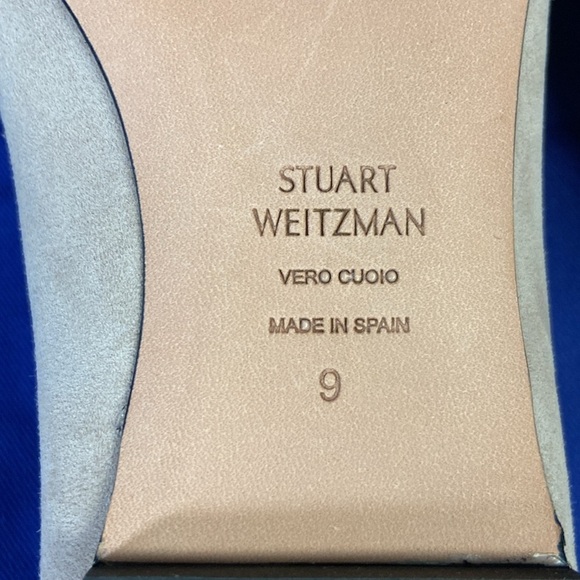 Stuart Weitzman Taupe Loafers with Gold Details - Picture 6 of 7